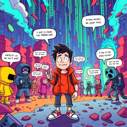 Memeception: Whose Hello Is It Anyway? - Text-based game
