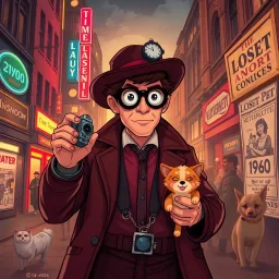 The Time Traveling Pet Detective - Text-based game