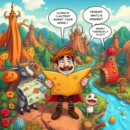 Chronicles of the Clueless: Whose Quest Is It Anyway? - Text-based game