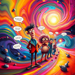 Spectrum Wars: Whose Dimension Is It Anyway? - Text-based game