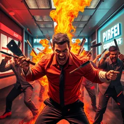 Fire Grilled Fury - Text-based game