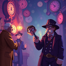 Chrono-Caper: Whose Time is It Anyway? - Text-based game
