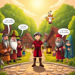 Whose Prophecy Is It, Anyway? - Text-based game