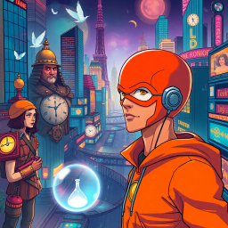 Chronocrack: Whose Time Is It Anyway? - Text-based game