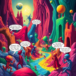 Spectrum Wars: Whose Dimension Is It Anyway? - Text-based game