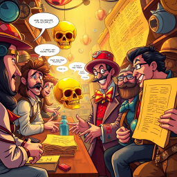 Relic Rumble: Whose Is It Anyway? - Text-based game