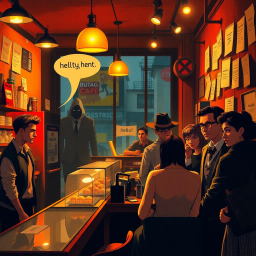 Who Said Hello? - Text-based game