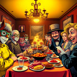 Identity Crisis: The Who's Who Showdown - Text-based game