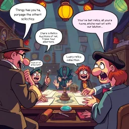 Relic Rumble: Whose Is It Anyway? - Text-based game