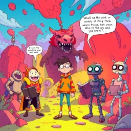 MetaMayhem: Whose Adventure Is It Anyway? - Text-based game