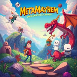 Metamayhem: Whose Adventure Is It Anyway? - Text-based game