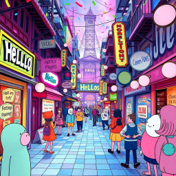 Whose Hello Anyway? - Text-based game