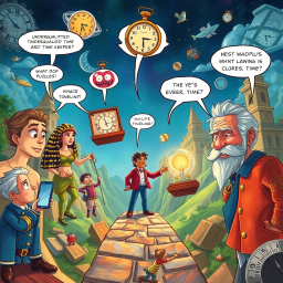 ChronoCrack: Whose Time Is It Anyway? - Text-based game