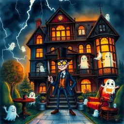 Whose Ghost Is It Anyway? - Text-based game