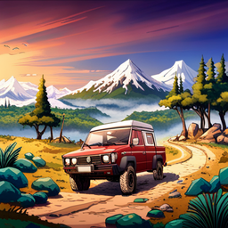 Kei Truck Adventures - Text-based game