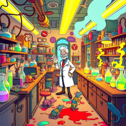 Whose Lab Is It Anyway? - Text-based game