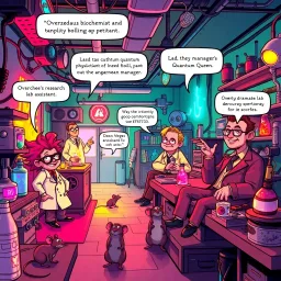 Whose Lab Is It Anyway? - Text-based game