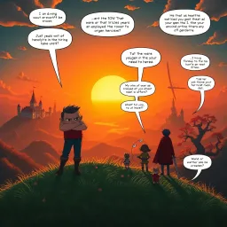 Metaquest: Who's the Hero, Anyway? - Text-based game