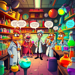 Whose Lab Is It Anyway? - Text-based game