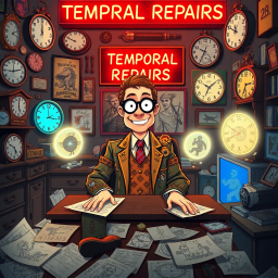 Chronocrack: Whose Time Is It Anyway? - Text-based game