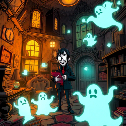Whose Ghost is it Anyway? - Text-based game