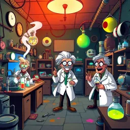 Whose Lab is it Anyway? - Text-based game