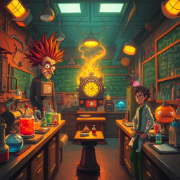 Whose Lab Is It Anyway? - Text-based game