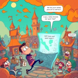 Chronicles of the Clueless: Whose Quest Is It Anyway? - Text-based game