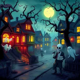 Whose Haunt Is This? - Text-based game