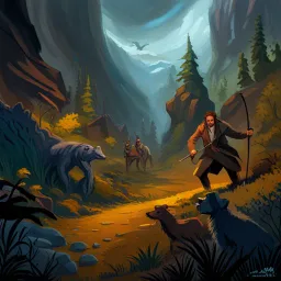 Beast Wrangler - Text-based game
