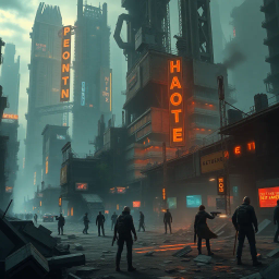 Nerds of the Wasteland - Text-based game