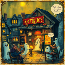 Whose Ghost is it Anyway? - Text-based game
