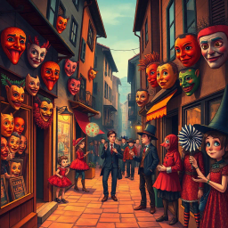 Whose Face Is It Anyway? - Text-based game