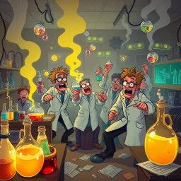 Whose Lab Is It Anyway? - Text-based game