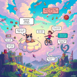 Memeception: Whose Hello Is It Anyway? - Text-based game