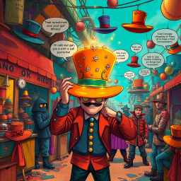Whose Hat Is It Anyway? - Text-based game