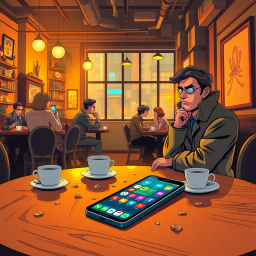 Whose Phone Is This, Anyway? - Text-based game