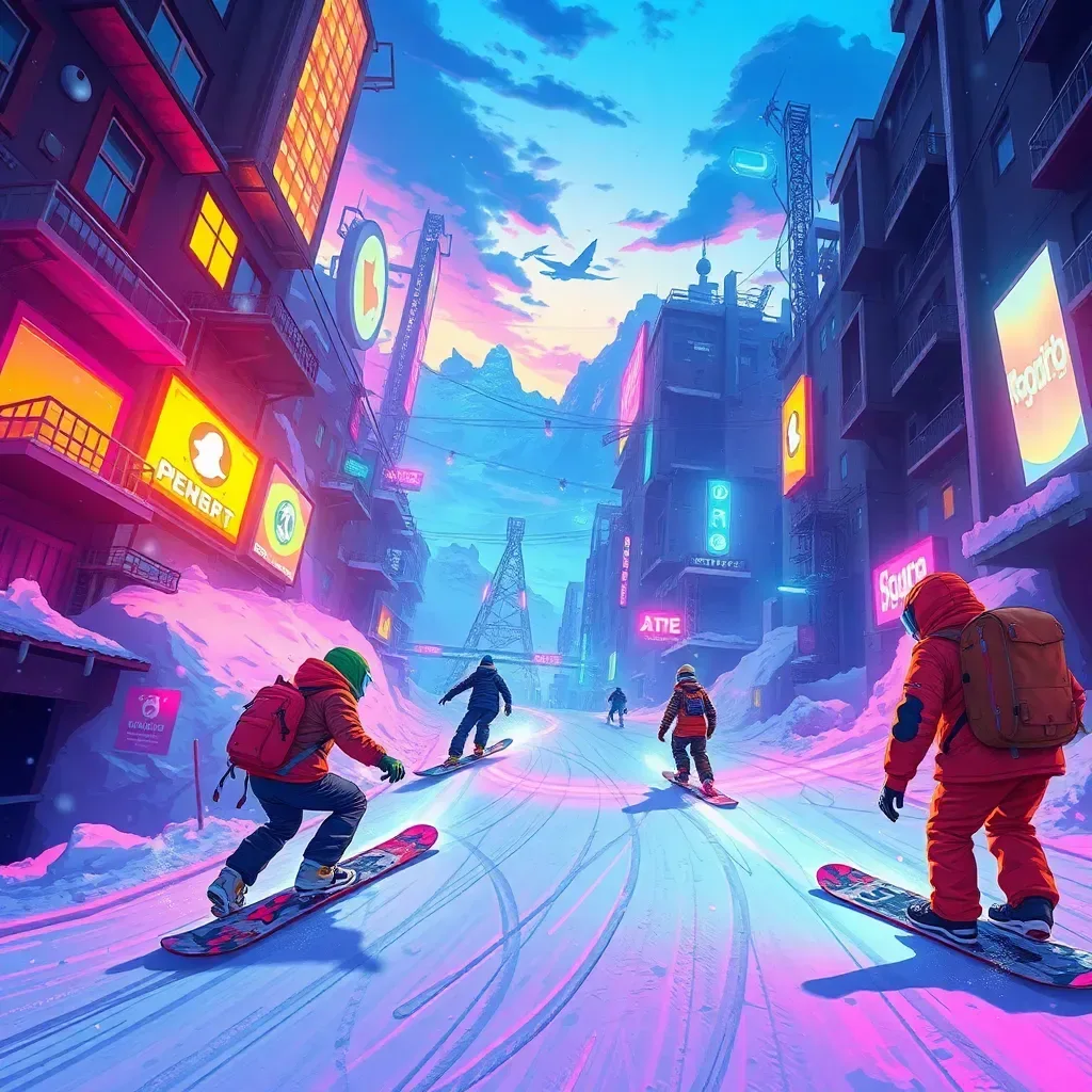 Neon SnowShowdown