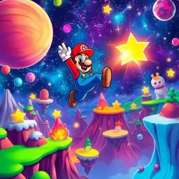 Super Mario: The Cosmic Quest - Text-based game