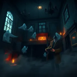 Whose Haunt Is This? - Text-based game