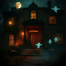 Whose Haunt Is This? - Text-based game