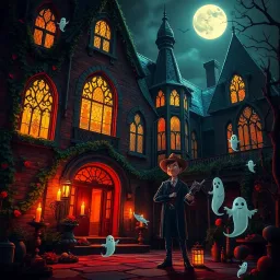 Whose Haunt is This? - Text-based game
