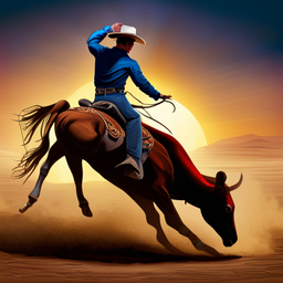 Outlaw Rodeo - Text-based game