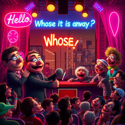 Hello, Whose It Is Anyway? - Text-based game