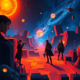 Cosmic Bandits: Galactic Heist - Text-based game