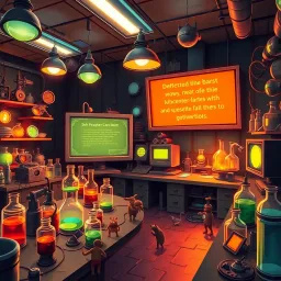 Whose Lab Is It Anyway? - Text-based game