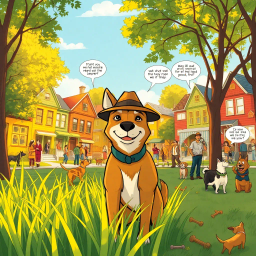 Whodat? The Canine Chronicles - Text-based game