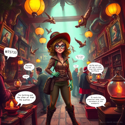 Relic Ruckus: Whose Is It Anyway? - Text-based game