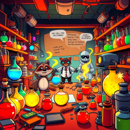 Lab Ruckus: Who's Lab is it Anyway? - Text-based game