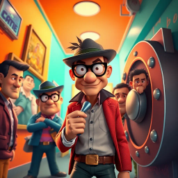 The Great Heist: Whose Thief is it Anyway? - Text-based game